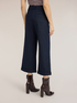 Cropped wide leg jeans with jewel buttons image number 1
