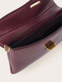 Flat clutch with draped flap and chain image number 3