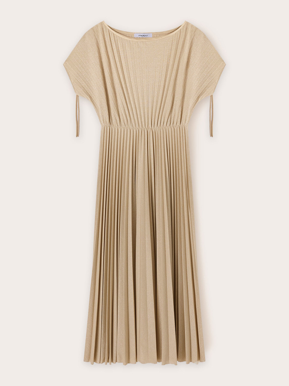 Midi dress in lurex jersey