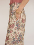 Palazzo pants in viscose satin image number 3