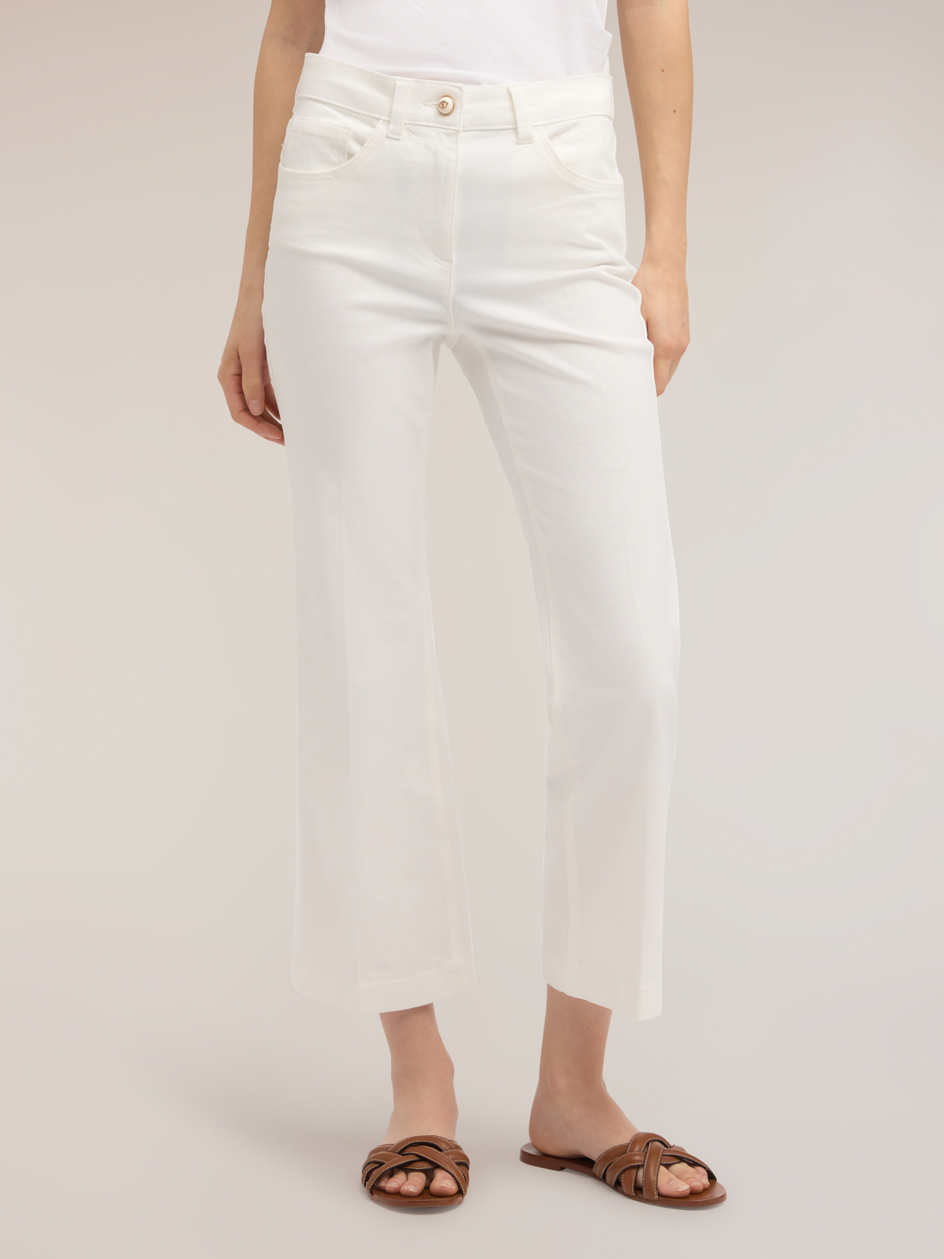 Kick flare drill pants image number 2