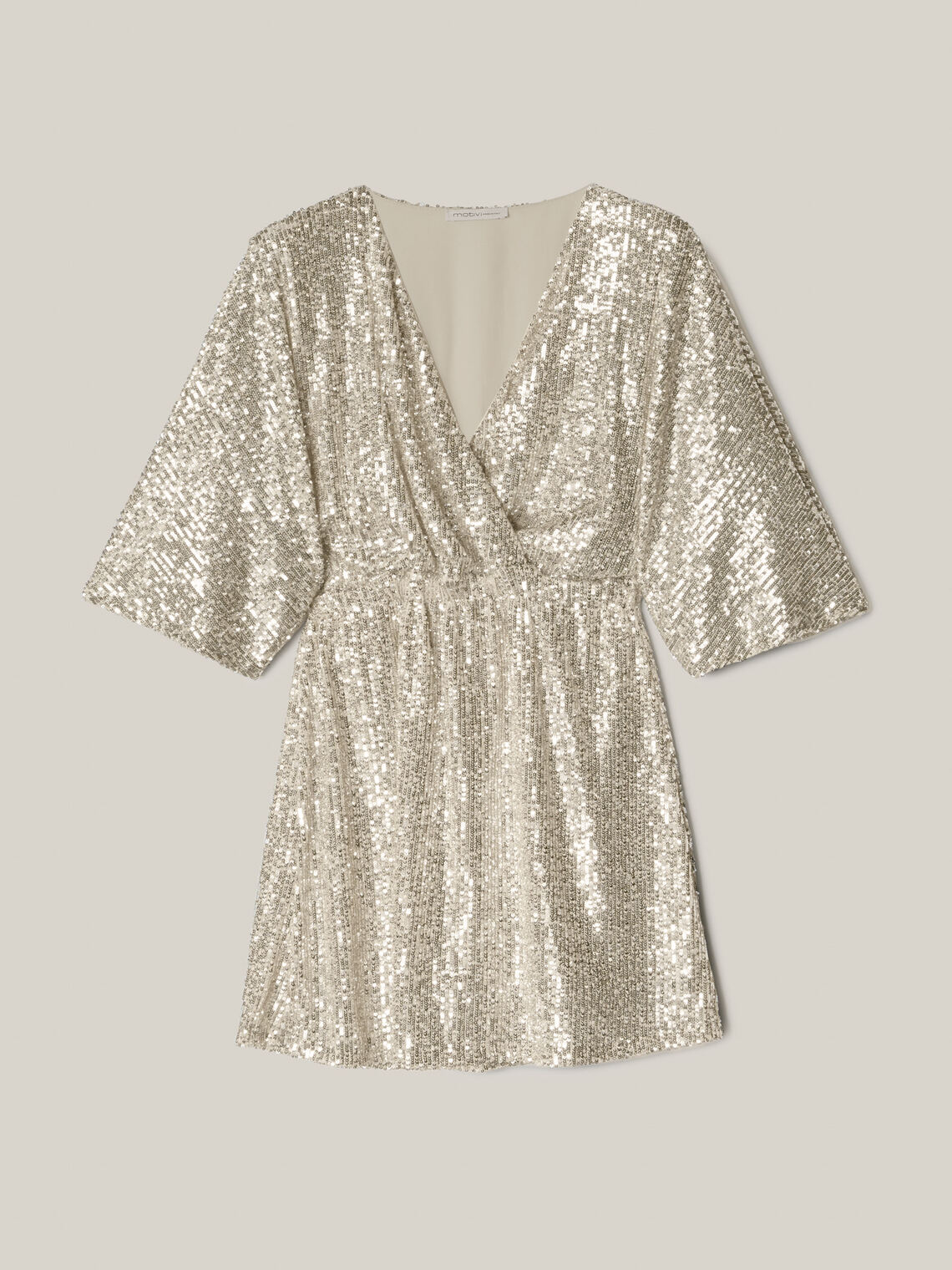 Vestito corto in paillettes - Motivi.com