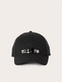 Cap with stone embroidery image number 1