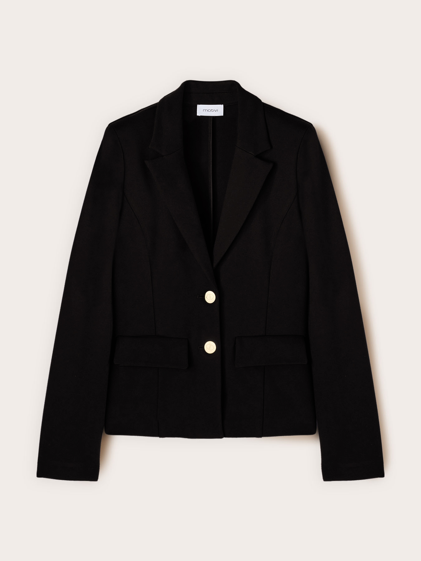 Unlined blazer in milano stitch image number 4