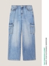 Jeans cargo wide leg image number 3
