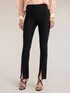 Slim cady trousers with slit image number 2