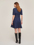 Vestito flare in denim image number 1