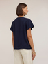 V-neck blouse with flared sleeves image number 1