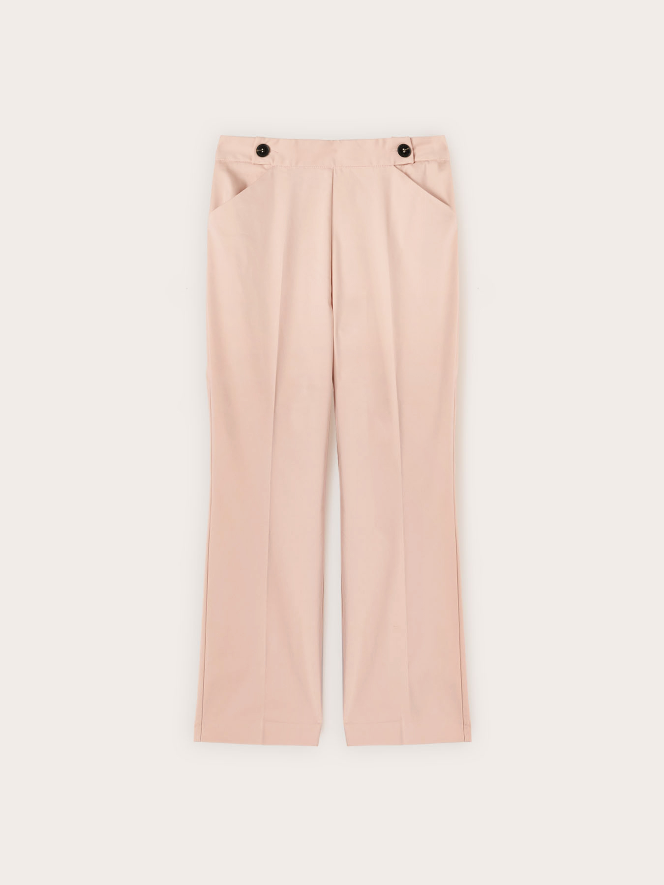 Pantalon kick flare en coton technique image number 4