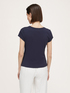T-shirt with slit image number 1