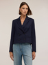 Kurze Doppelreiher-Jacke aus Cady image number 0