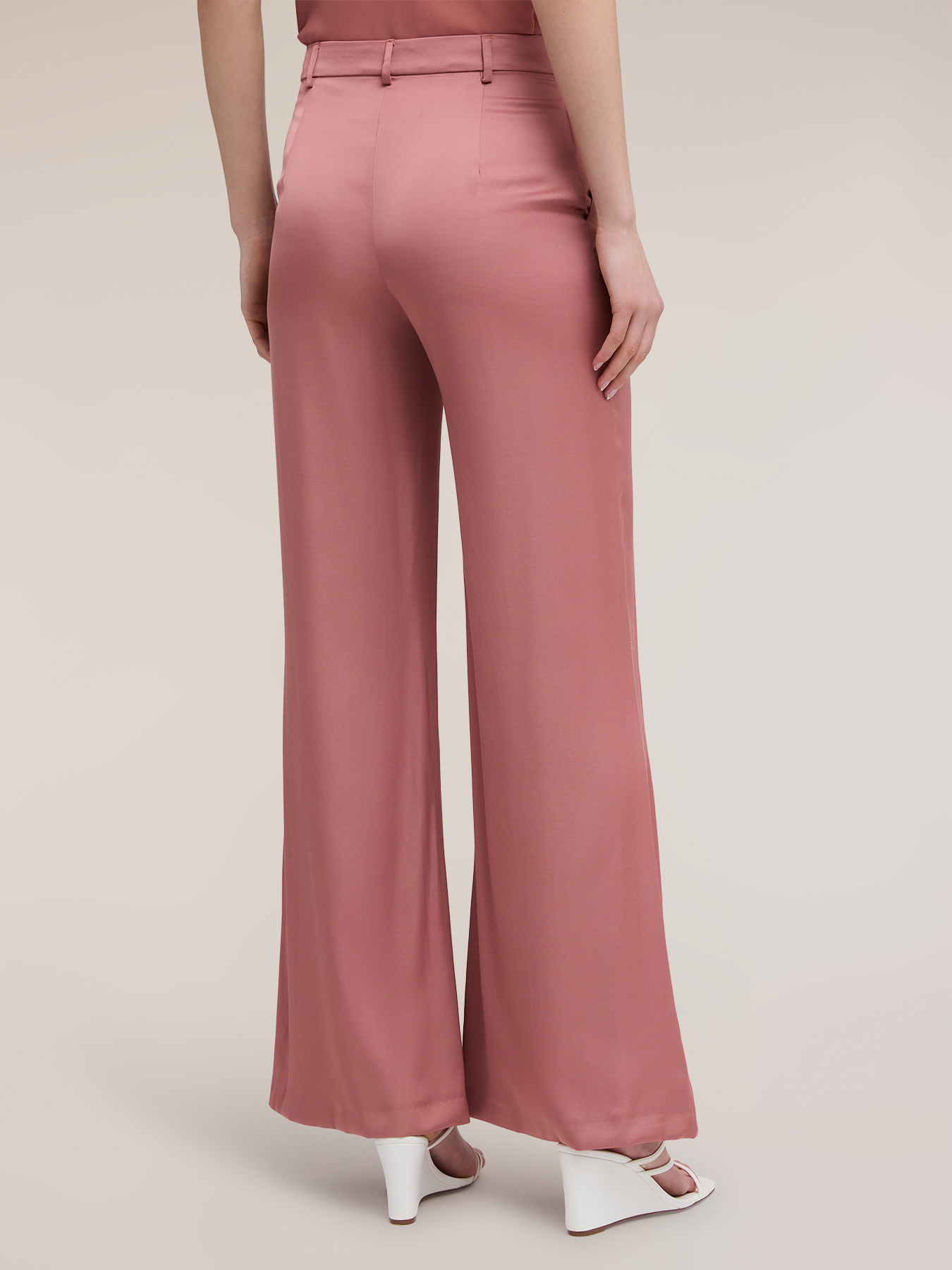 Palazzo-Hose aus Satin image number 1