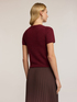 Short-sleeve cashmere sweater image number 1