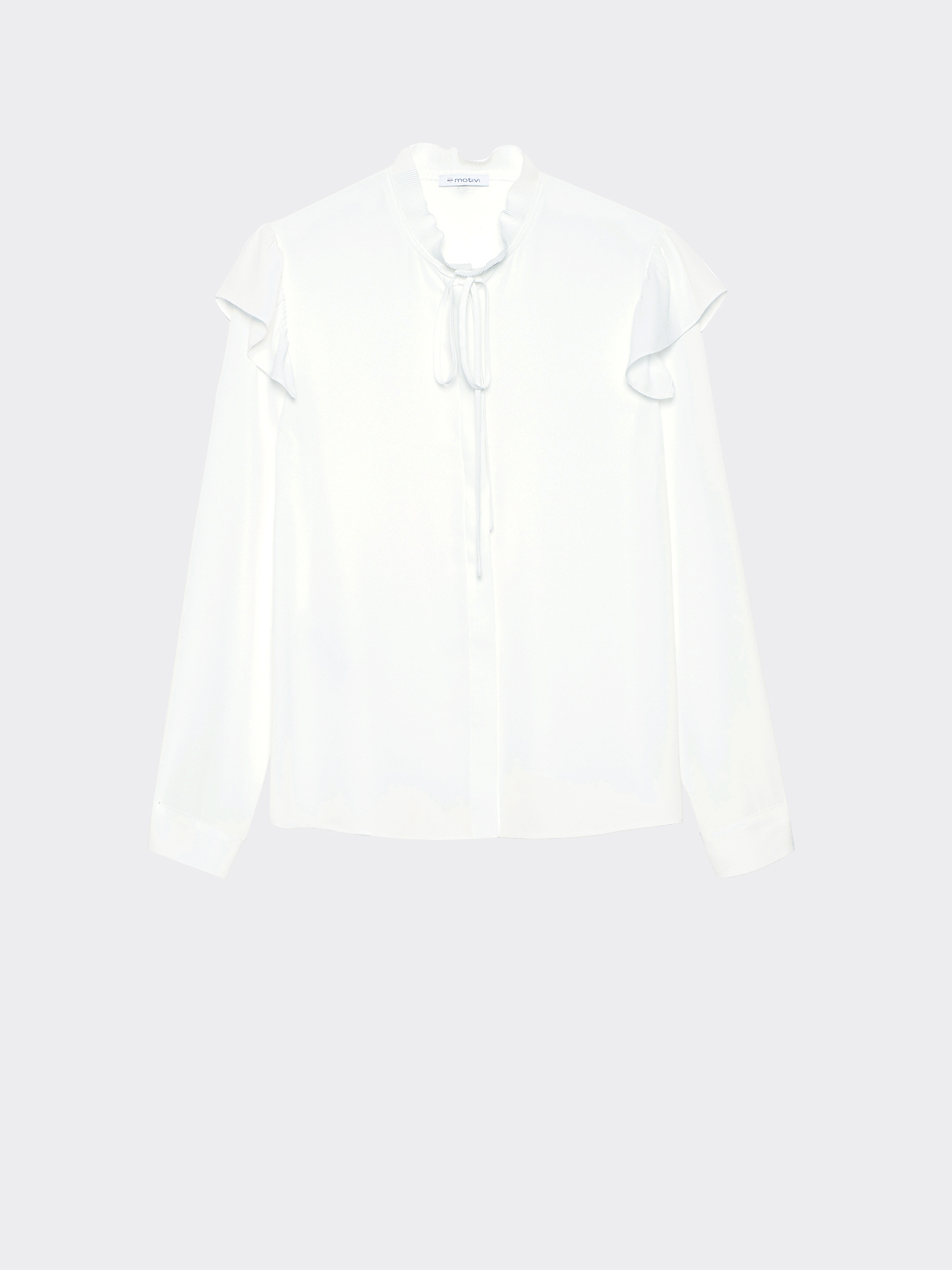 Camicia con volant image number 3