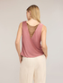 Satin top with chains on the back image number 1