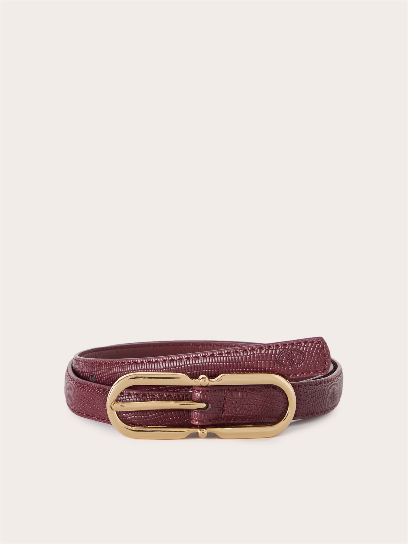 Lizard belt with buckle image number 1