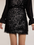 Tulle mini skirt with sequins image number 3