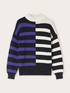 Gestreifter Jacquard-Pullover image number 4