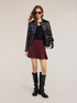 Flat rib knit sweater with V-neck image number 2