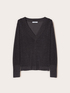 Pull col V en fil lurex image number 4