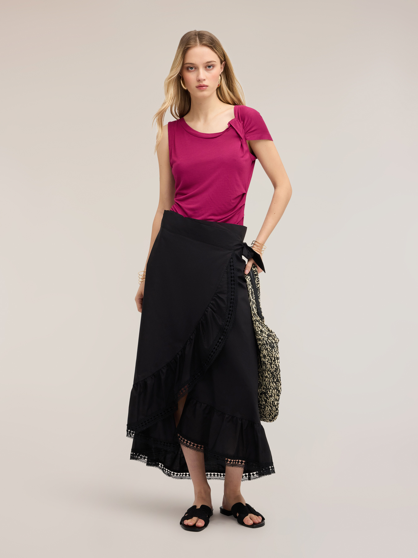Asymmetrisches Top mit Drapierung image number 2