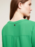 Keyhole neckline blouse in flowing fabric image number 2