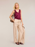 Palazzo pants in cr&eacute;pon image number 0