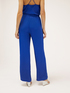 Flowing palazzo trousers with jewel drawstring image number 1