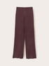 Pleated palazzo pants in lurex viscose knitwear image number 4