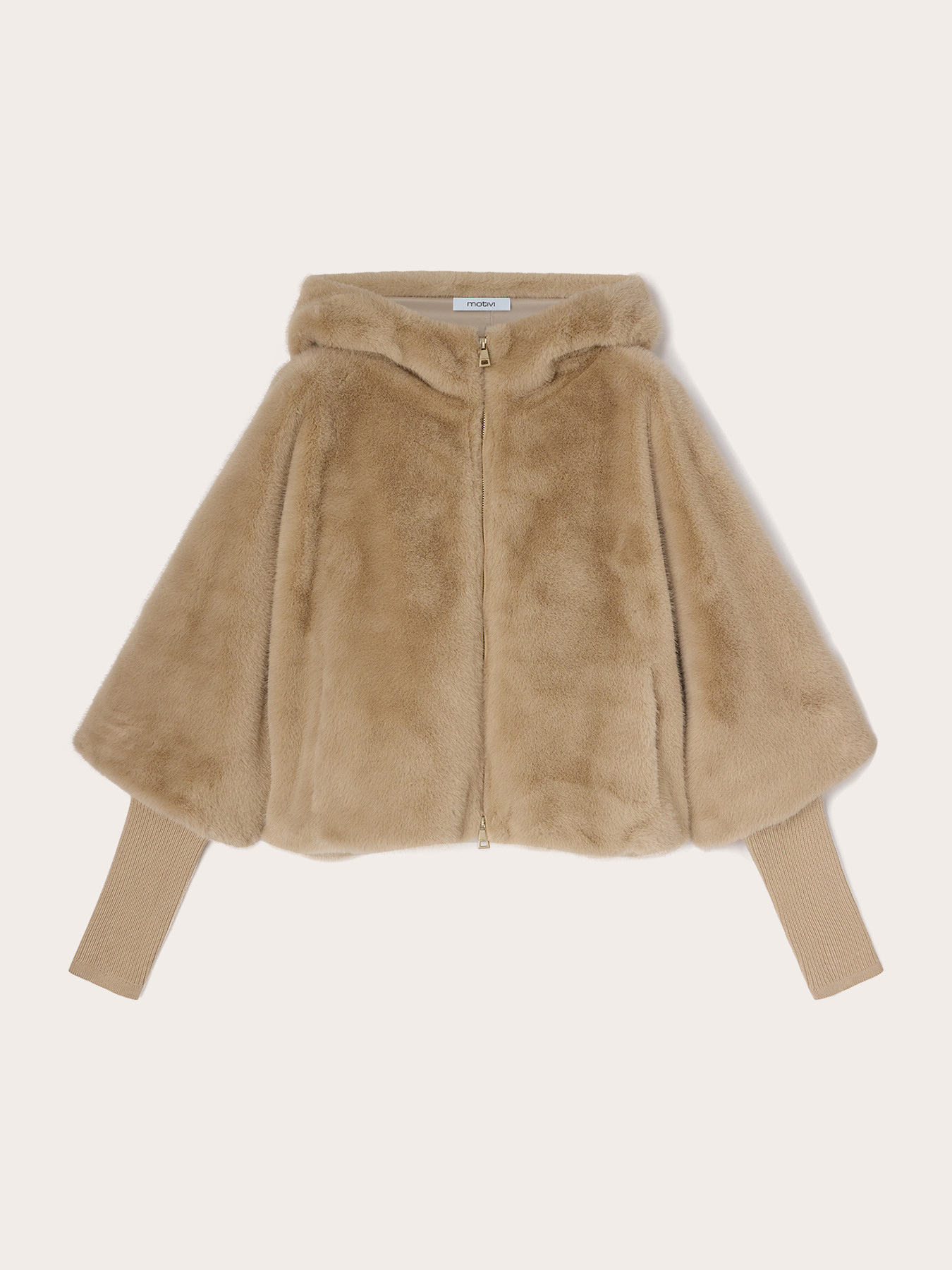 Blouson court &agrave; capuche image number 4