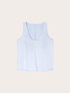 Wide shoulder satin top image number 3