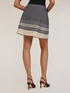 Striped pleated skirt image number 1