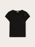 T-shirt with floral cut-out image number 4