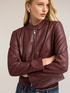Chaqueta biker con cuello mao image number 3