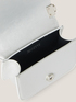Micro Daily Bag in tessuto spalmato con strass image number 4