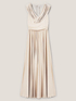 Drapiertes langes Kleid aus Lurex image number 3