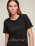 Boxy T-shirt with embroidered lettering image number 2
