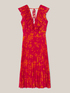 Robe mi-longue à imprimé à fleurs image number 4