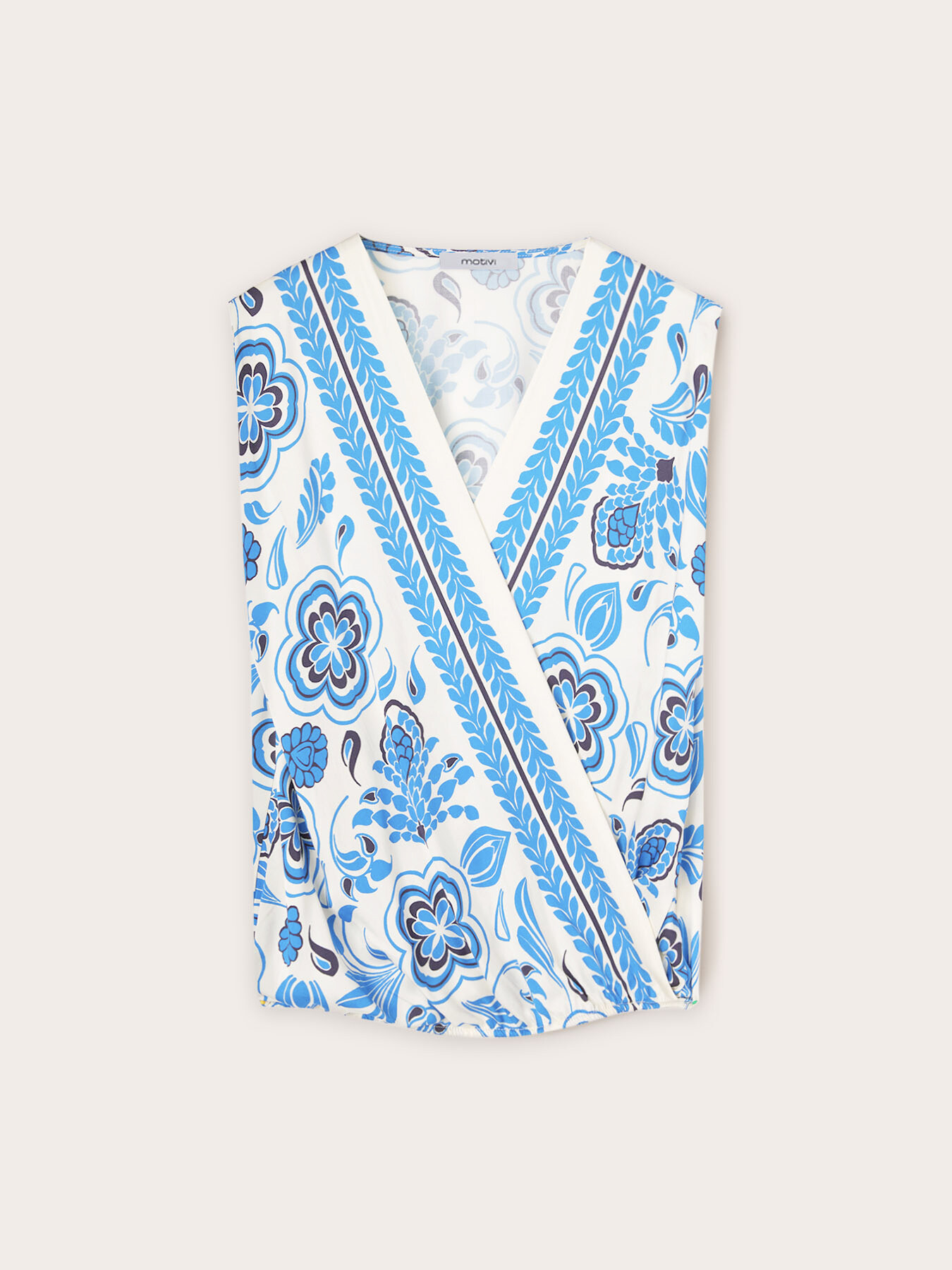 Top ad incrocio fantasia foulard image number 5