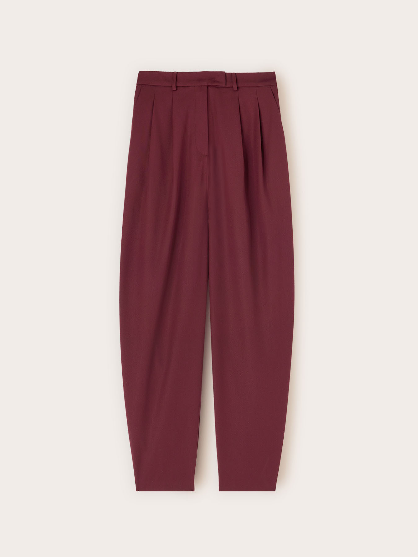 Viscose barrel pants image number 4