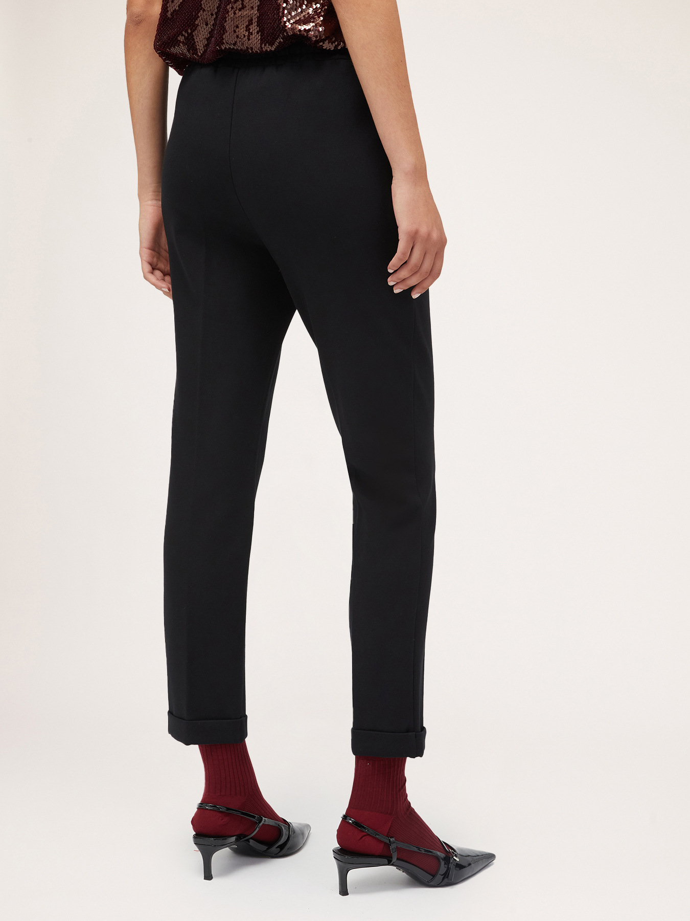 Jogging trousers with ironed crease image number 1