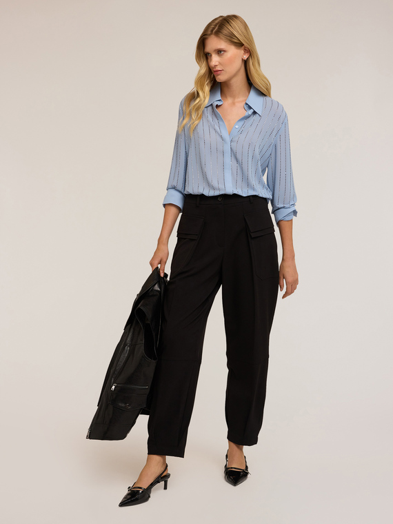 Chemise avec micro-clous