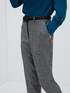 Yarn-dyed stovepipe trousers image number 2