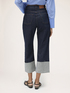 Cropped jeans with turn-up image number 1