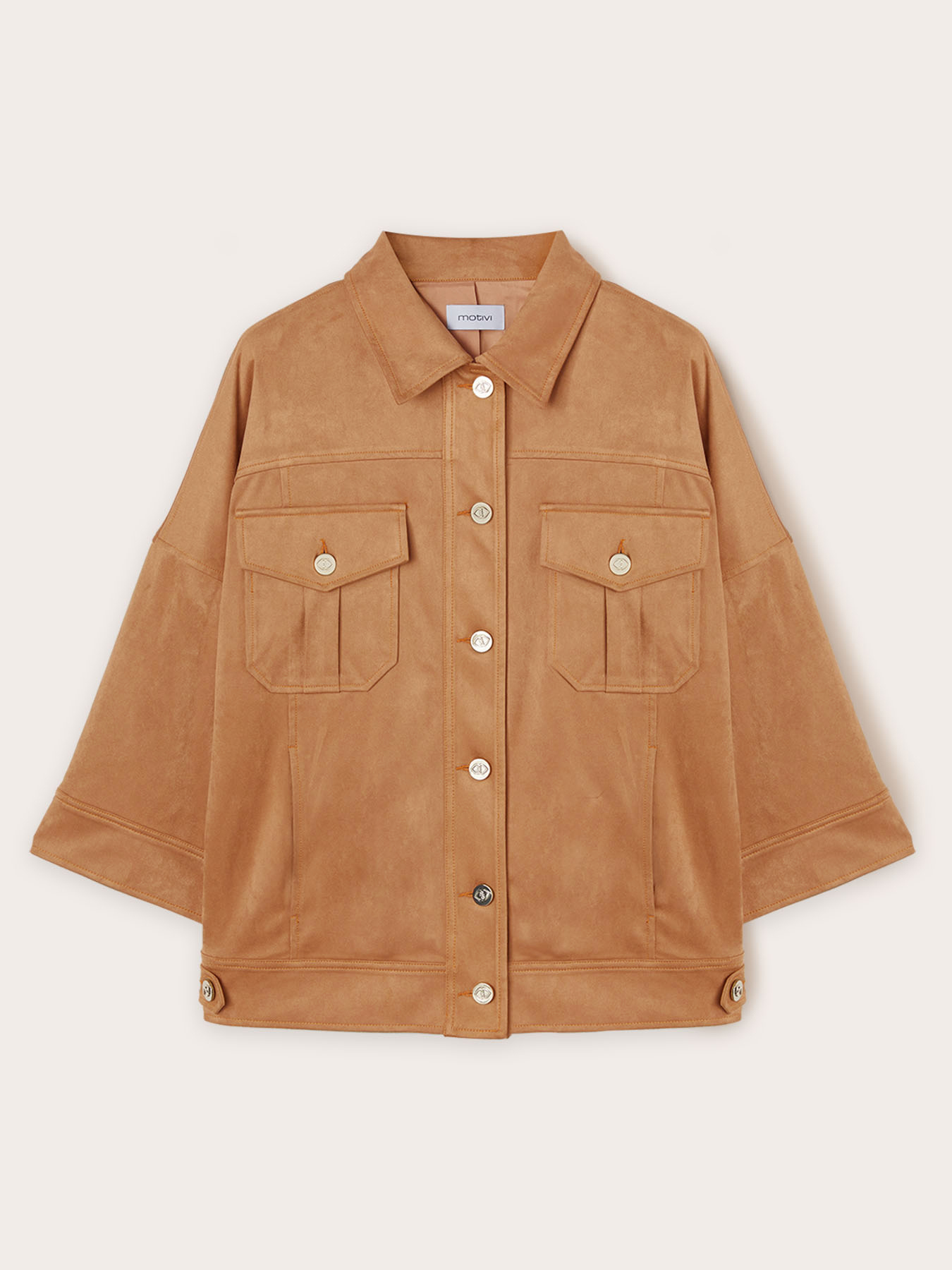 Suede-effect jacket image number 4