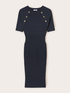 Robe en tricot avec motif de boutons image number 3