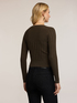 Fine ribbed knit cardigan image number 1
