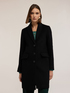 Knitted wool blend coat image number 2