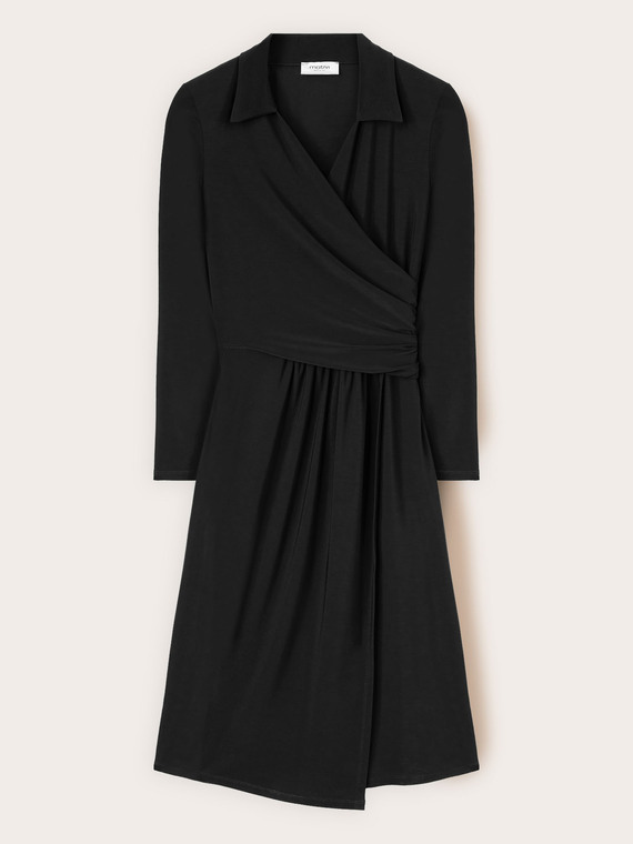 Drapiertes Jerseykleid