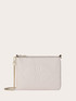 Flat coated fabric clutch image number 1